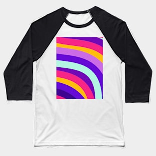 Line Pattern Design Baseball T-Shirt